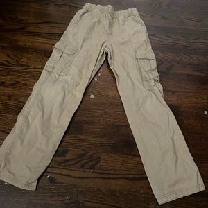 Khaki cargo pants boys size 12.